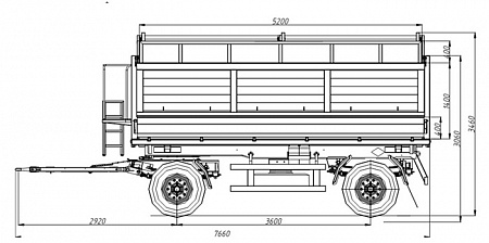Прицеп КамАЗ самосвал 853100 Прицеп КамАЗ самосвал 853100